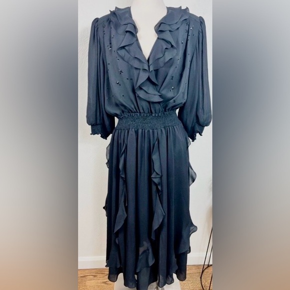 Vintage Neiman Marcus , Montage dimensions dress - Picture 3 of 12